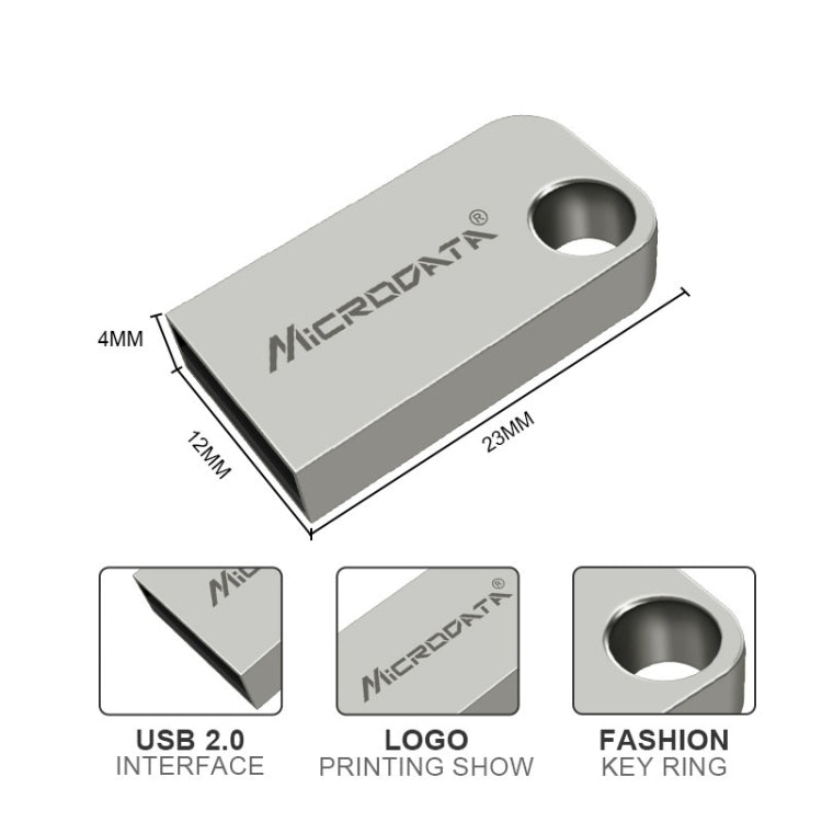 Mitsrodata ShChGB USB 2.0 Mini disco de metal U, 64GB