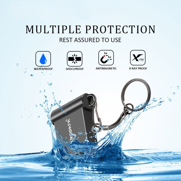 MiCRODATA 4GB USB 2.0 Computadora y automóvil Mini disco U de metal de dos usos, 4GB