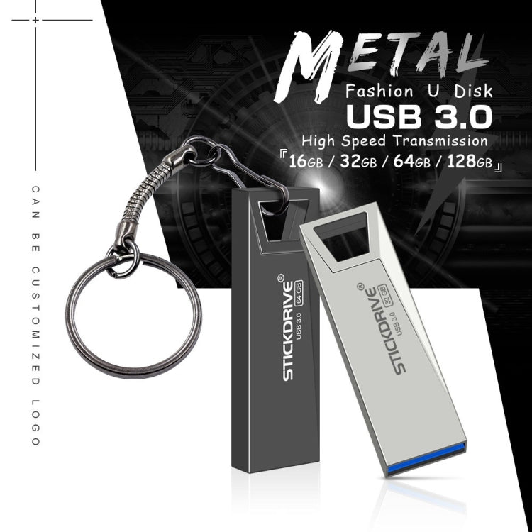 STICKDRIVE 64 GB USB 3.0 de alta velocidad mini disco de metal U, 64GB
