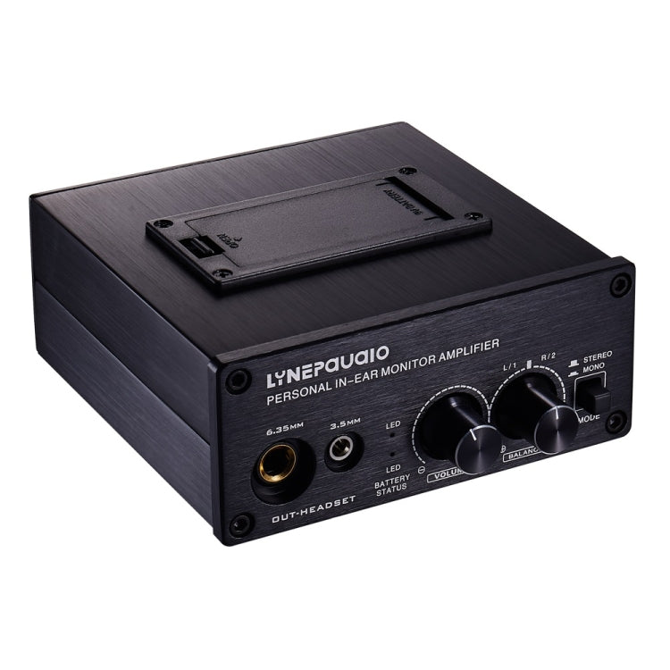LINEPAUDIO B982 Amplificador de potencia Instrumento Baterista Auricular Monitor Amplificador de señal, entrada XLR dual, B982