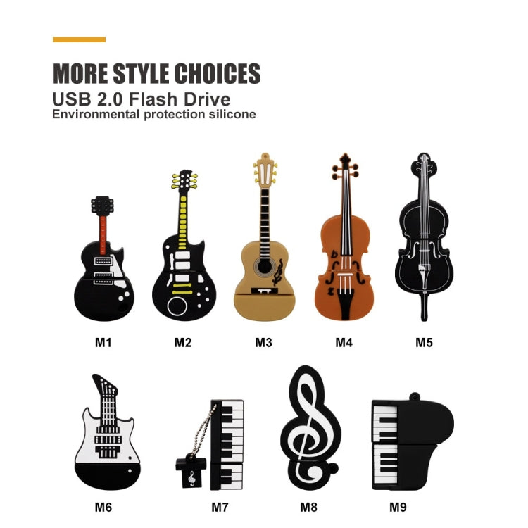 MicroDrive 32GB USB 2.0 Guitarra U Disco, 32GB