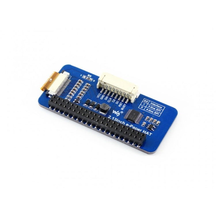 Waveshare HAT (B) de pantalla de tinta electrónica tricolor de 2,13 pulgadas y 212x104 píxeles para Raspberry Pi, 13448