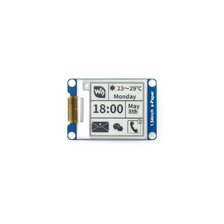 Módulo de pantalla de tinta electrónica Waveshare de 1,54 pulgadas y 200x200, 12955
