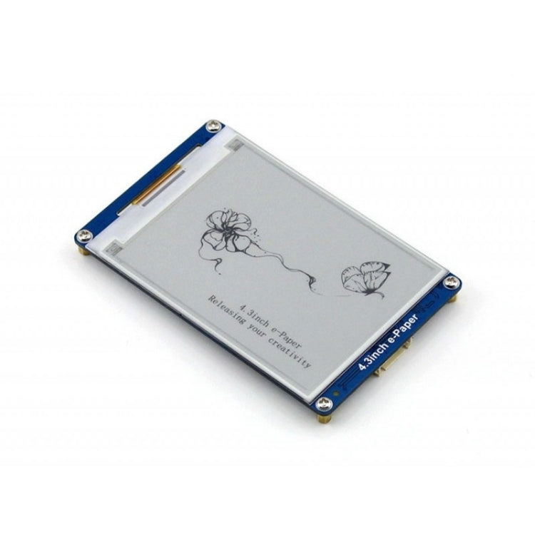 Waveshare 4,3 pulgadas 800x600 píxeles interfaz serie pantalla de papel electrónico módulo UART, 10628