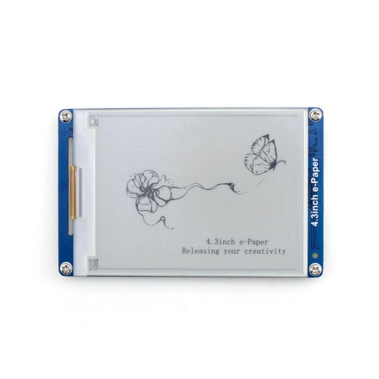 Waveshare 4,3 pulgadas 800x600 píxeles interfaz serie pantalla de papel electrónico módulo UART, 10628