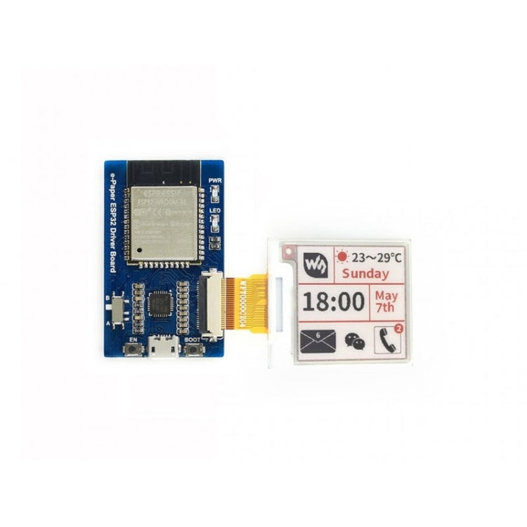 Waveshare Universal e-Paper Raw Panel Driver Board, ESP32 WiFi / Bluetooth Inalámbrico, 15823