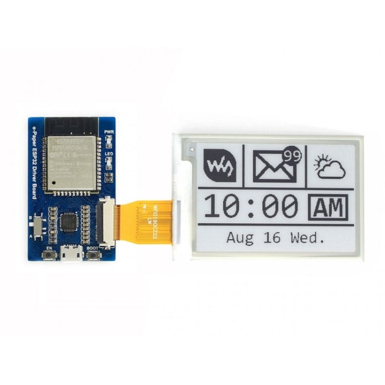 Waveshare Universal e-Paper Raw Panel Driver Board, ESP32 WiFi / Bluetooth Inalámbrico, 15823