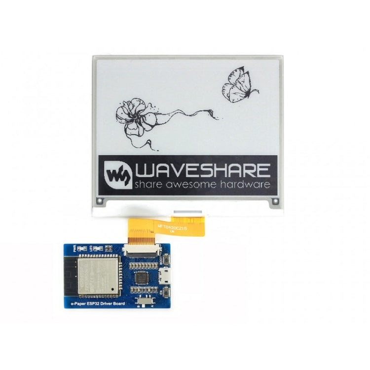 Waveshare Universal e-Paper Raw Panel Driver Board, ESP32 WiFi / Bluetooth Inalámbrico, 15823