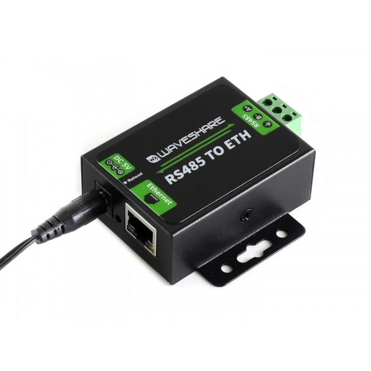 Convertidor Waveshare RS485 a Ethernet, enchufe de EE. UU., RS485