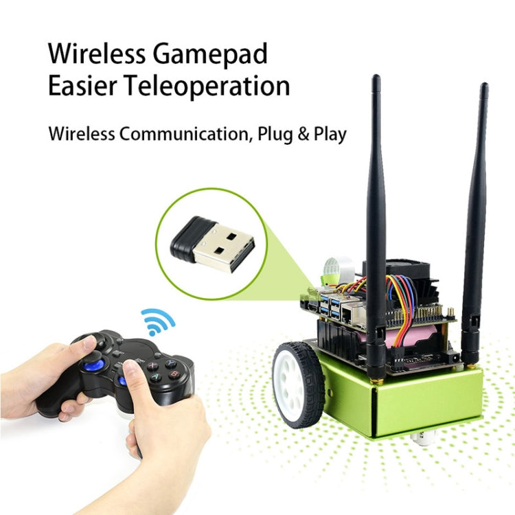 Waveshare JetBot AI Kit, robot AI basado en Jetson Nano, Based on Jetson Nano