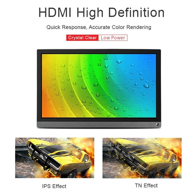 Waveshare Monitor táctil IPS portátil universal Full HD de 15,6 pulgadas 1920x1080, puerto HD/Tipo-C, 15.6 inch / 16527