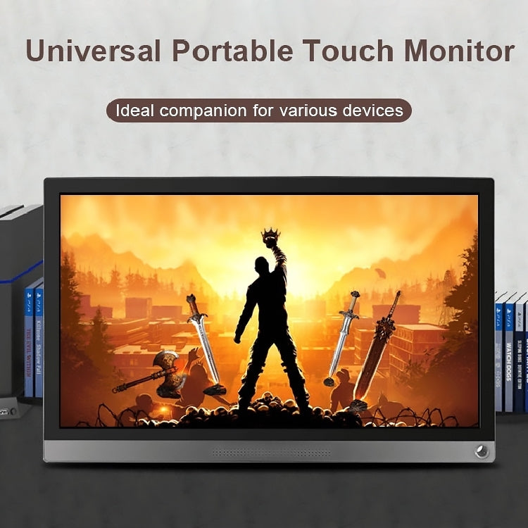 Waveshare Monitor táctil IPS portátil universal Full HD de 15,6 pulgadas 1920x1080, puerto HD/Tipo-C, 15.6 inch / 16527