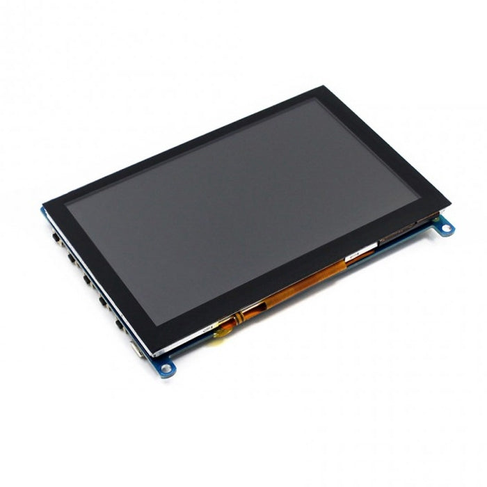 Pantalla táctil WAVESHARE de 5 pulgadas HDMI LCD (H) 800x480 para Raspberry Pi compatible con varios sistemas