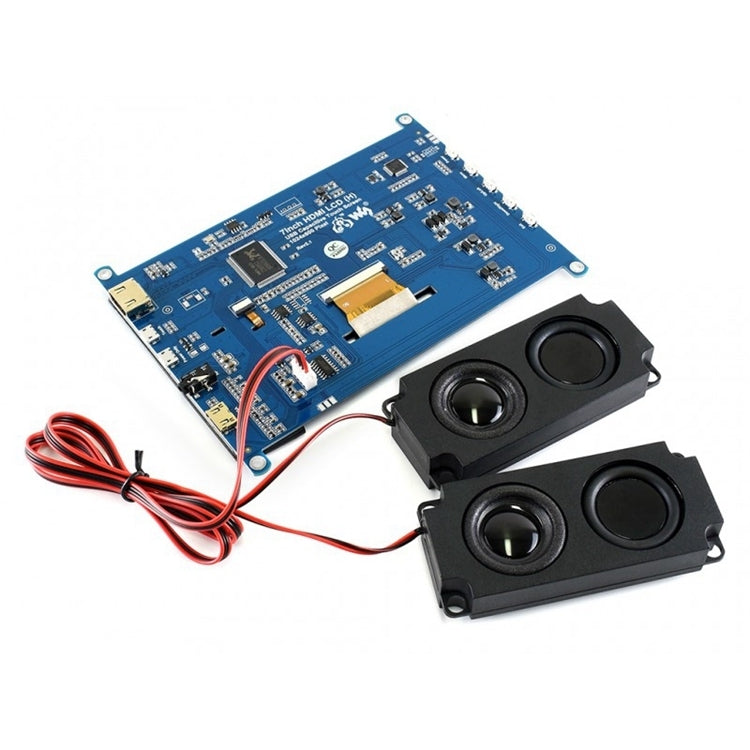 WAVESHARE 7 pulgadas HDMI LCD (H) IPS 1024x600 Pantalla táctil capacitiva, 7 inch