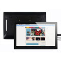 Pantalla táctil capacitiva WAVESHARE LCD HDMI (H) de 13,3 pulgadas con cubierta de vidrio templado, compatible con múltiples mini-PC, múltiples sistemas, Capacitive Touch Screen LCD