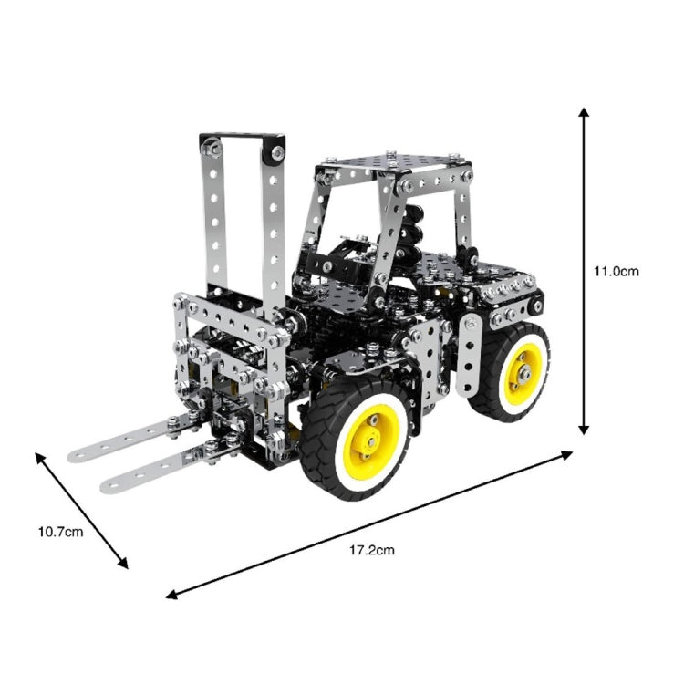 Carretilla elevadora manual con engranaje de acero inoxidable, 589 Uds., conjunto de juguetes educativos de bloques de construcción DIY para MoFun SW-030