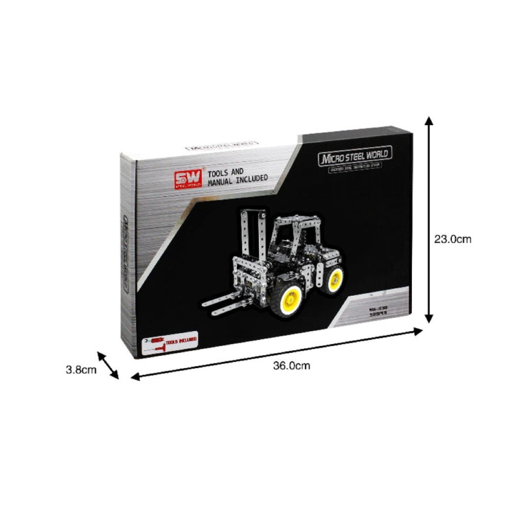 Carretilla elevadora manual con engranaje de acero inoxidable, 589 Uds., conjunto de juguetes educativos de bloques de construcción DIY para MoFun SW-030