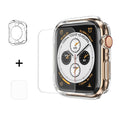 ENKAY Hat-Prince 2 en 1 Carcasa protectora semirrevestida de TPU + Protector de pantalla HD curvo con curvatura por calor PET de pantalla completa 3D para Apple Watch Series 4 44 mm, F Apple Watch Series 6 / 5 / 4 / SE 3 / SE 2 / SE 1 44mm