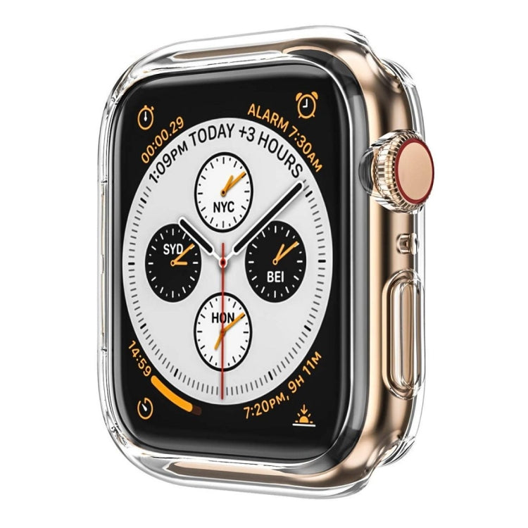 ENKAY Hat-Prince 2 en 1 Carcasa protectora semirrevestida de TPU + Protector de pantalla HD curvo con curvatura por calor PET de pantalla completa 3D para Apple Watch Series 4 44 mm, F Apple Watch Series 6 / 5 / 4 / SE 3 / SE 2 / SE 1 44mm